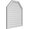 Ekena Millwork Octagonal Top Surface Mount PVC Gable Vent w/ 2"W x 1-1/2"P Brickmould Frame, 34"W x 38"H GVPOT34X3802SF - alternate 4